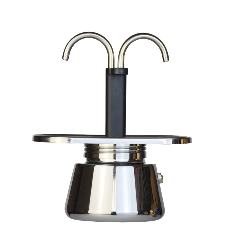 Moka Pot Stove - 200ML Mini Pot Pot çift tüp