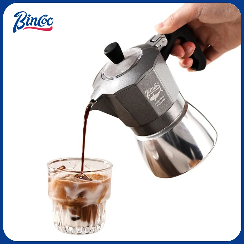 Moka Pot Stove - Bincoo 2 Bardak Çift Valfli Moka