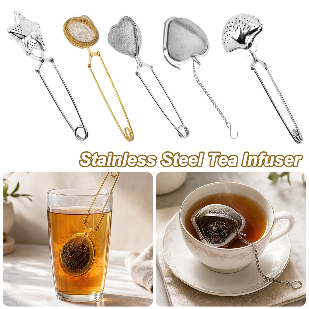 Coffee Tea Infusion - Yaratıcı Paslanmaz Çelik Çay Demliği Yeniden