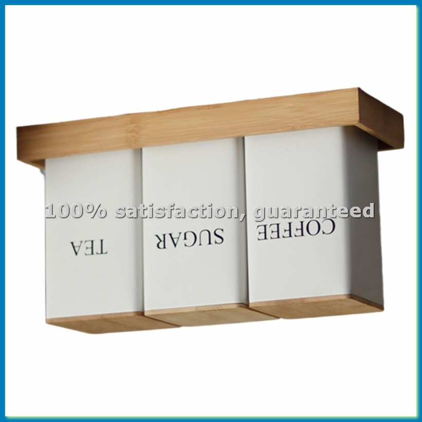 Coffee Tea Canister Set - 3'lü Çay Kahve Şeker Saklama Kabı