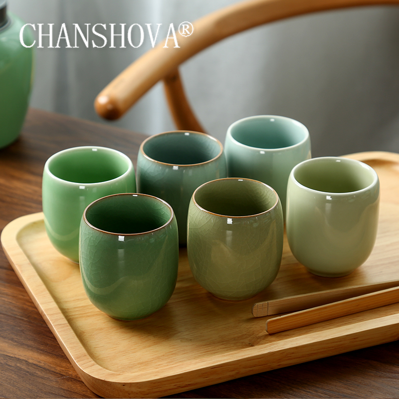 Coffee Tea Sugar Set - CHANSHOVA-Porselen Çay Bardağı Seti, Geleneksel Çin