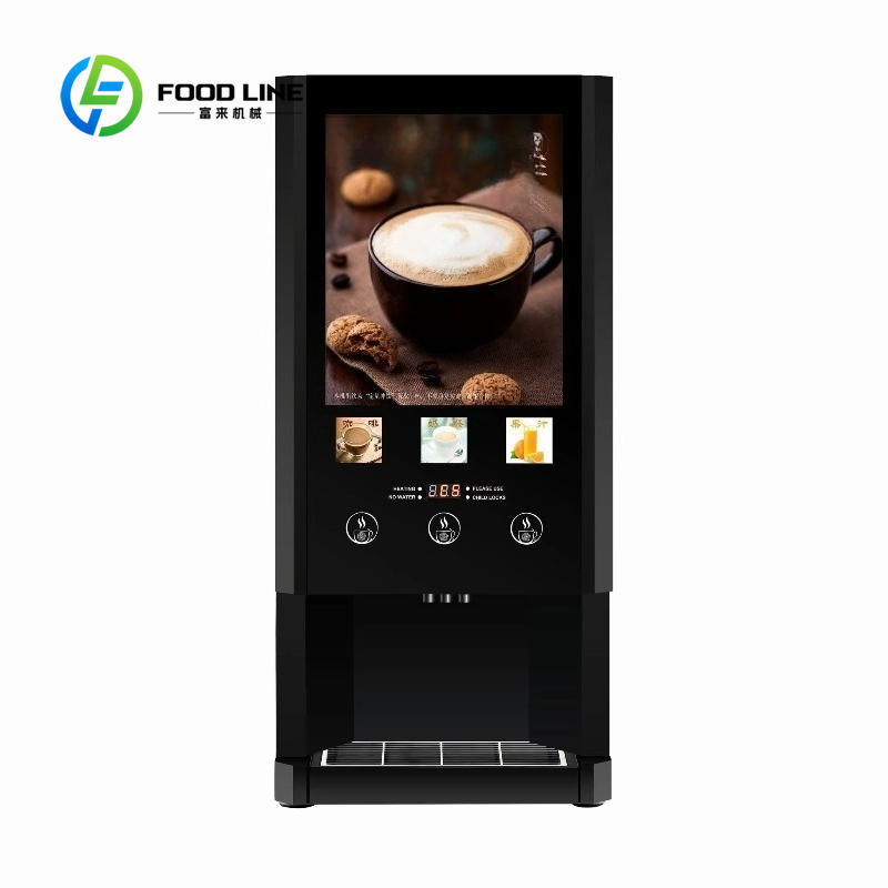 Coffee Tea Vending Machine - Özelleştirilmiş boyut Sıcak hazır kahve makinesi
