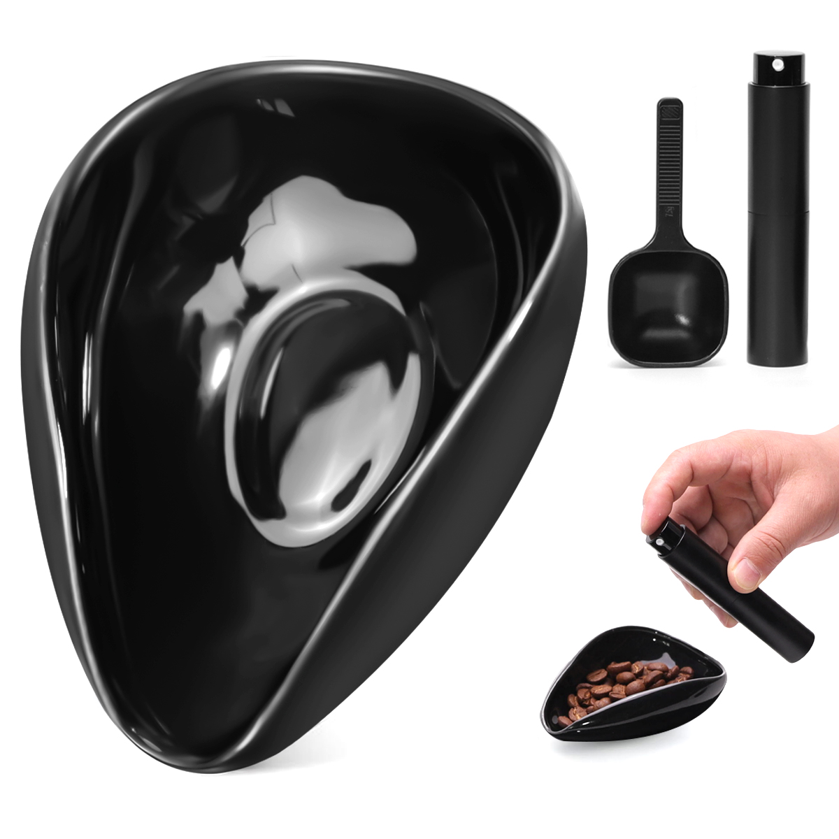 Coffee Tea Sugar Set - Leeseph Kahve Çekirdeği Dozaj Fincan ve