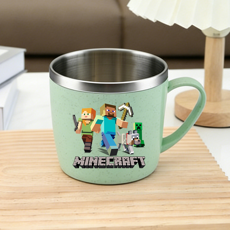 Coffee Tea Shop - Minecrafted Paslanmaz Çelik Su Bardakları Oyun