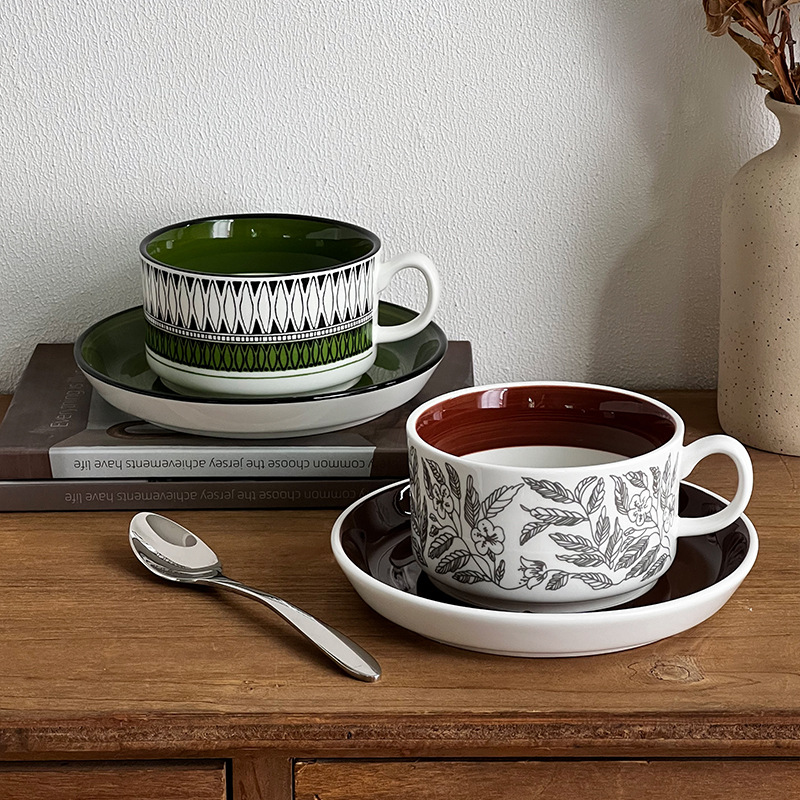 Coffee Tea Shop - Vintage Finlandiya Latte Kahve Fincanı ve