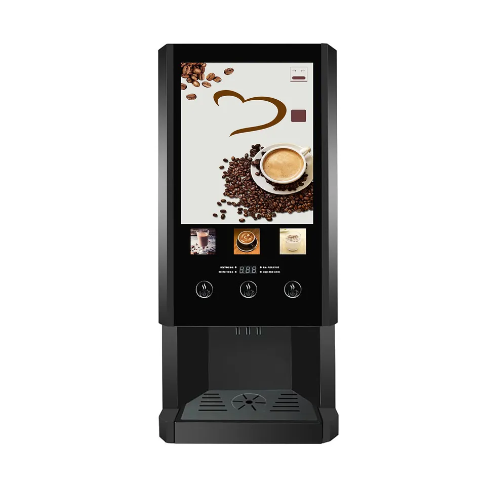 Coffee Tea Vending Machine - Otomatik 3 Sıcak Çeşitli Kahve ve