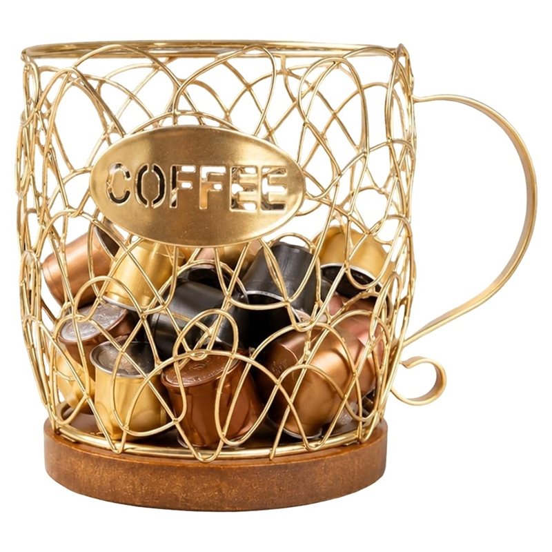 Coffee Capsule Holder - ABDJ-Kahve Kapsülü Tutucu, Büyük Kapasiteli Demir
