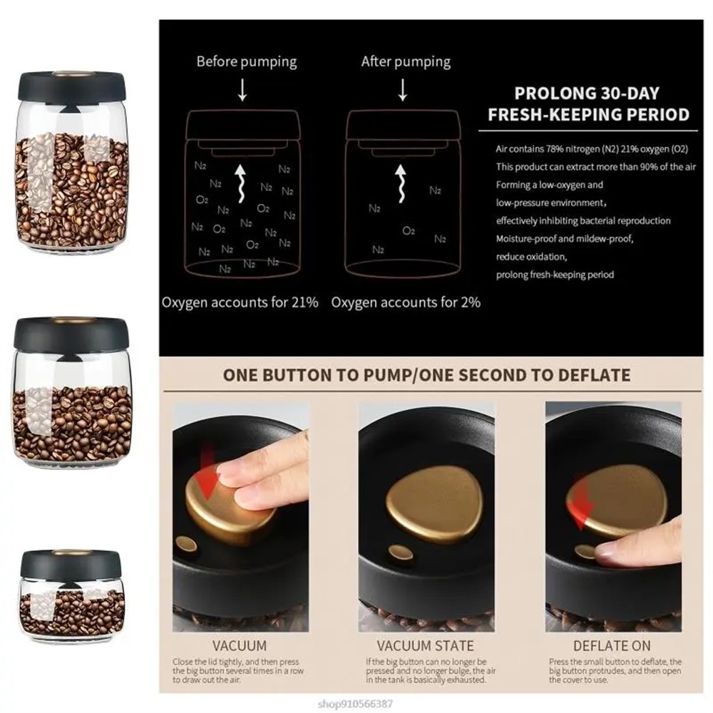 1 paket Kahve Çekirdeği Saklam - Coffee Tea Canister Set incelemesi ve fiyatı
