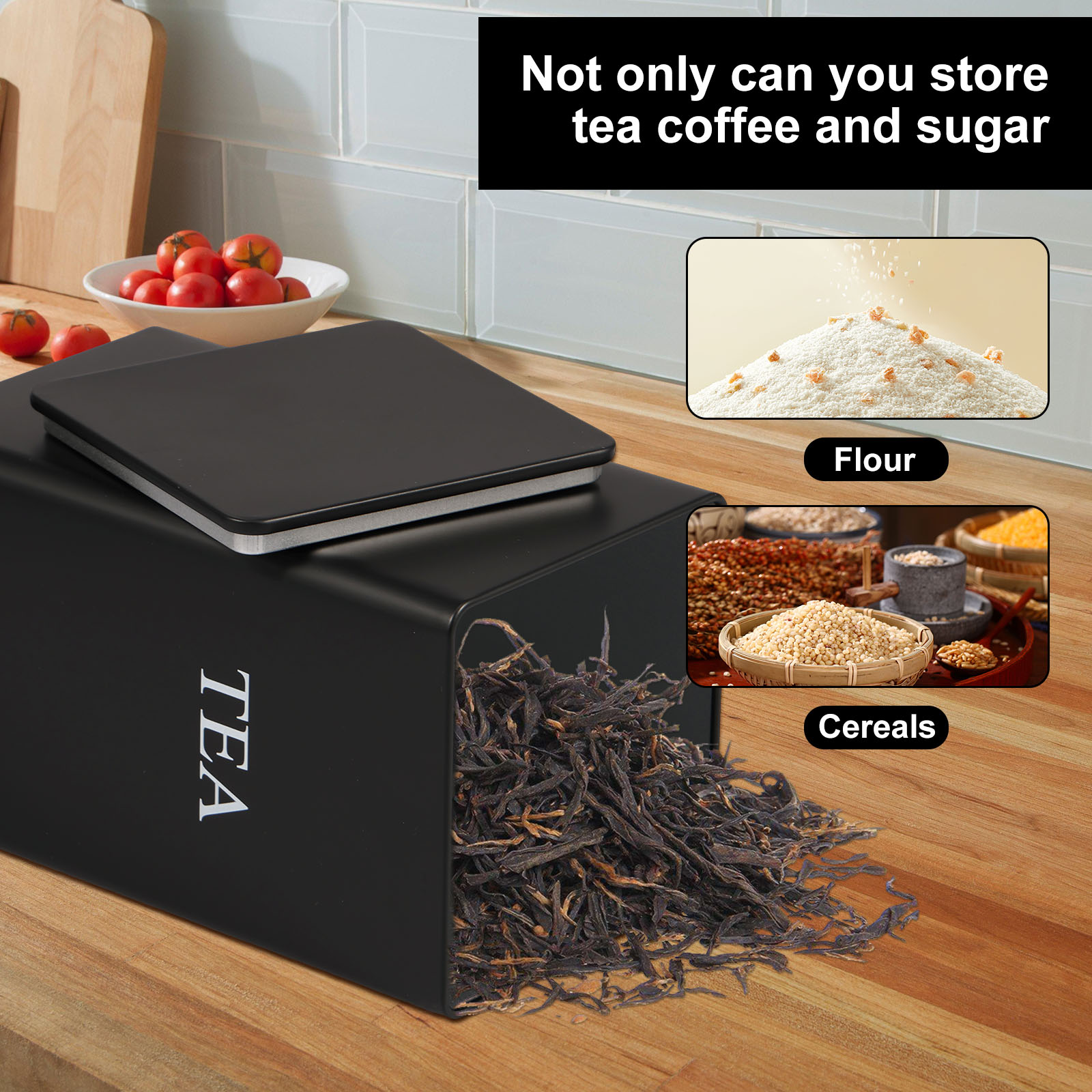 3 adet kahve çekirdeği saklama - Coffee Tea Sugar Canisters incelemesi ve fiyatı