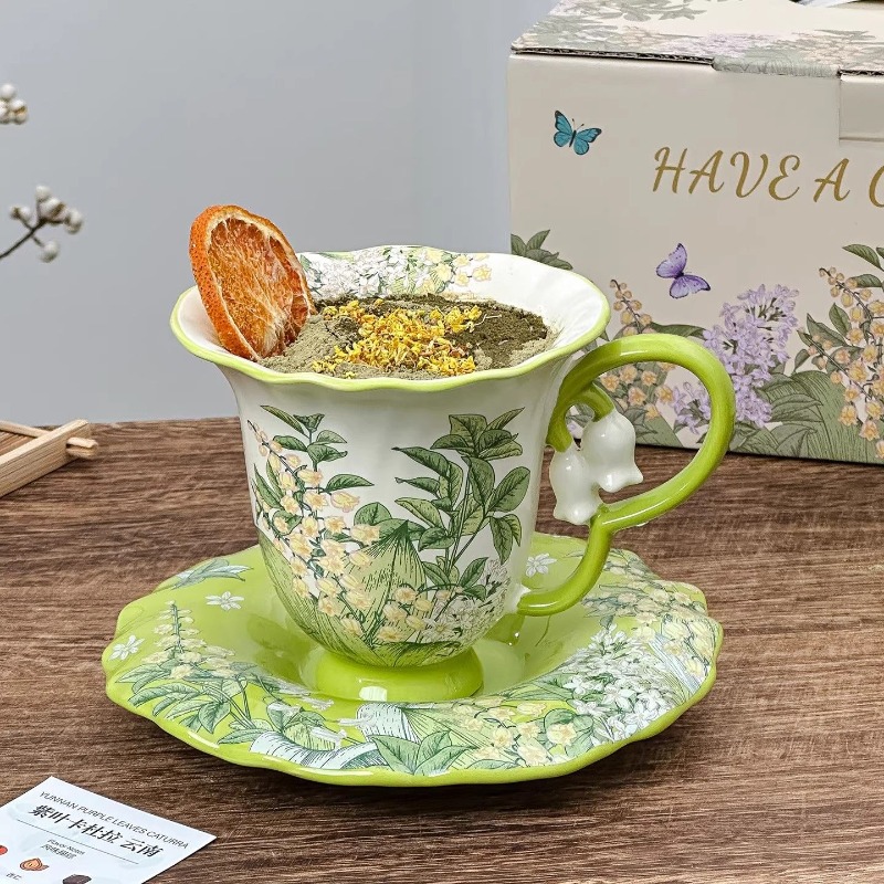 Vadideki zambakları çiçek açan - Coffee Tea Sugar Set incelemesi ve fiyatı