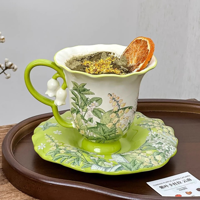 Vadideki zambakları çiçek açan - Coffee Tea Sugar Set incelemesi ve fiyatı