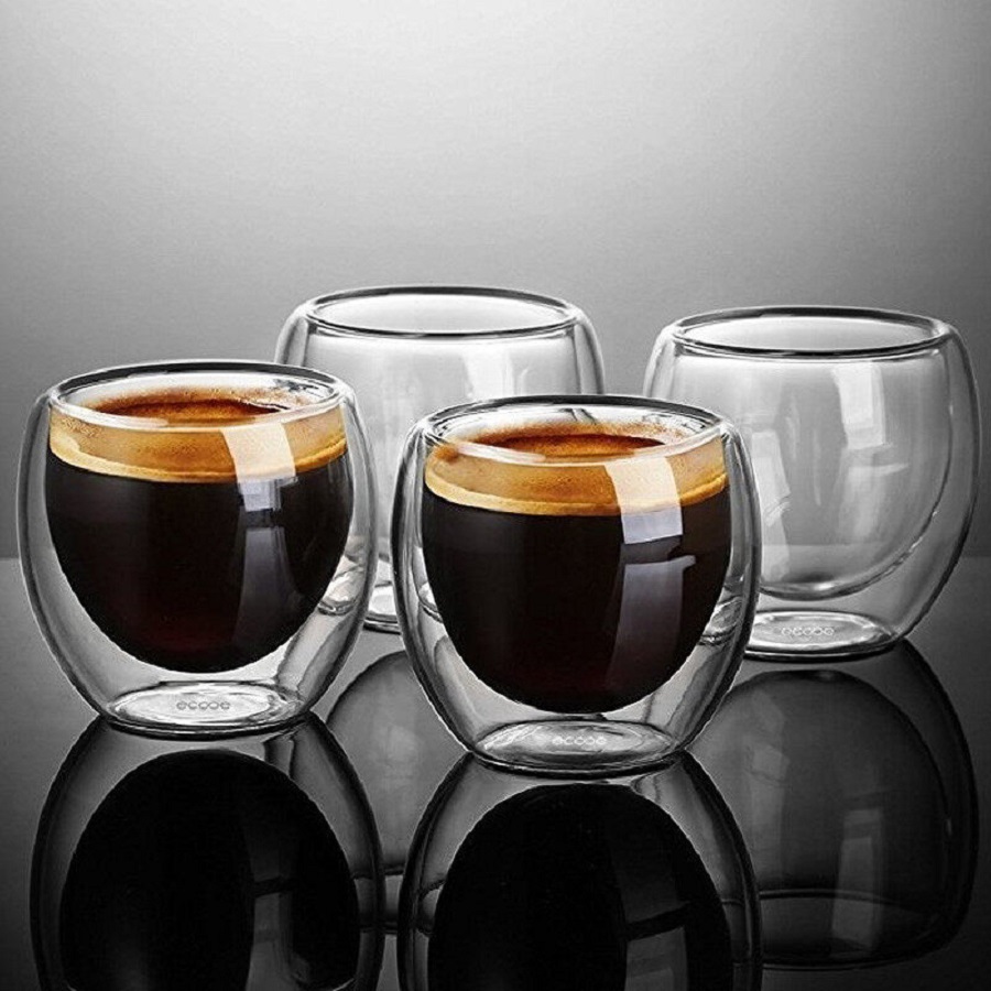 Çift Duvarlı Cam Kahve Kupalar - Coffee Tea Sugar Set incelemesi ve fiyatı
