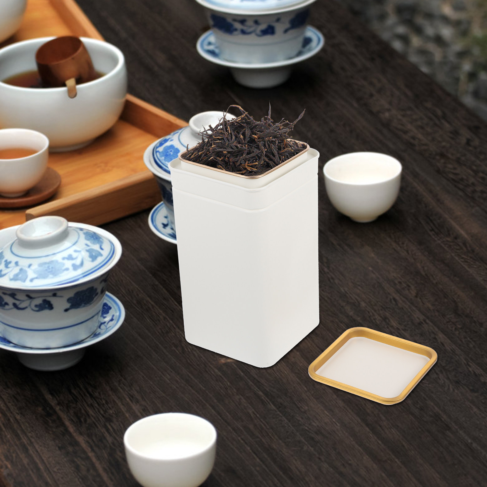1 Adet Yüksek Kaliteli Teneke  - Coffee Tea Sugar Canisters incelemesi ve fiyatı