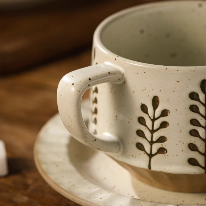 Retro Seramik Bardak Kaba Çöml - Coffee Tea Sugar Set incelemesi ve fiyatı