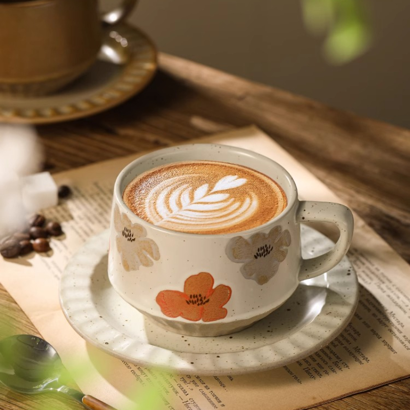 Retro Seramik Bardak Kaba Çöml - Coffee Tea Sugar Set incelemesi ve fiyatı