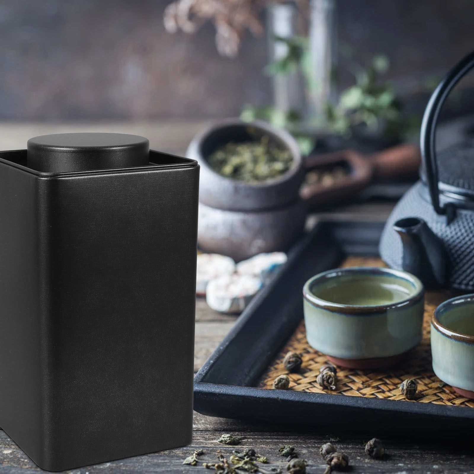 3 Adet Şık, Vintage Tarzı Meta - Coffee Tea Canister Set incelemesi ve fiyatı