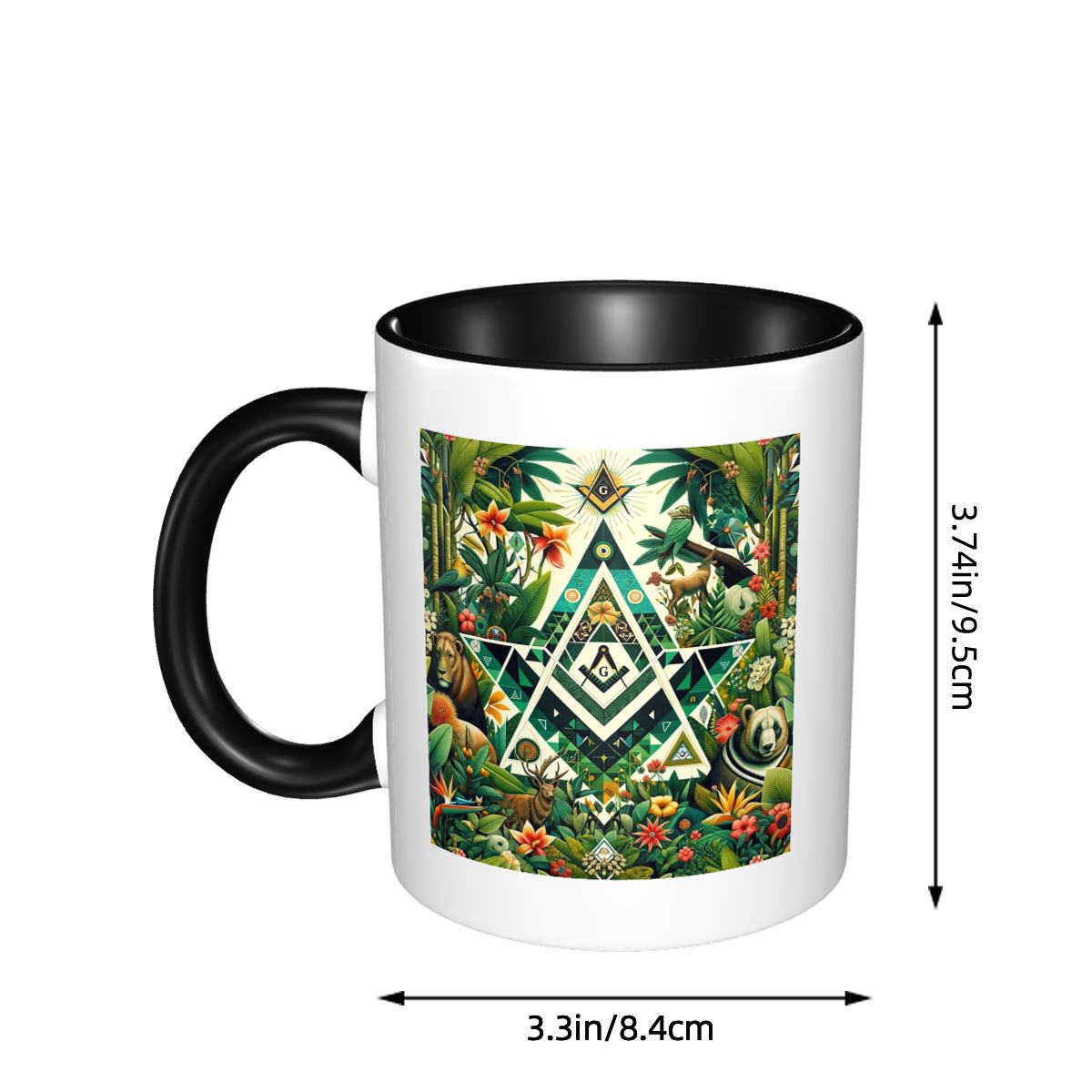 Geometrik Orman Masonik Mason  - Tea And Coffee Fusion incelemesi ve fiyatı