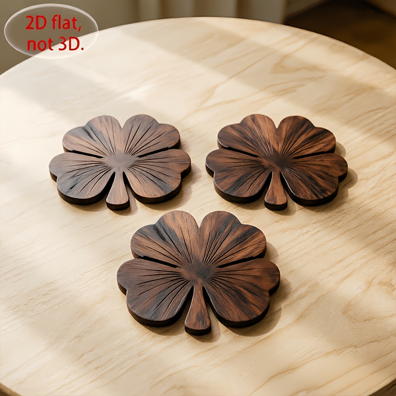 4 Adet 2D Düz Yonca Ahşap Bard - Coffee Tea Sugar Set incelemesi ve fiyatı