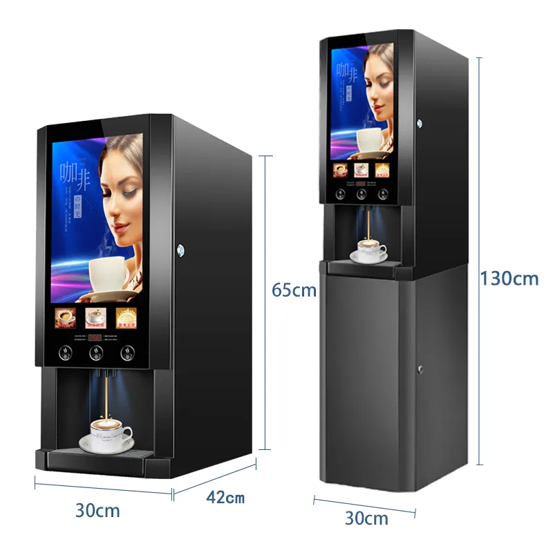 Otomatik 3 Sıcak Çeşitli Kahve - Coffee Tea Vending Machine incelemesi ve fiyatı