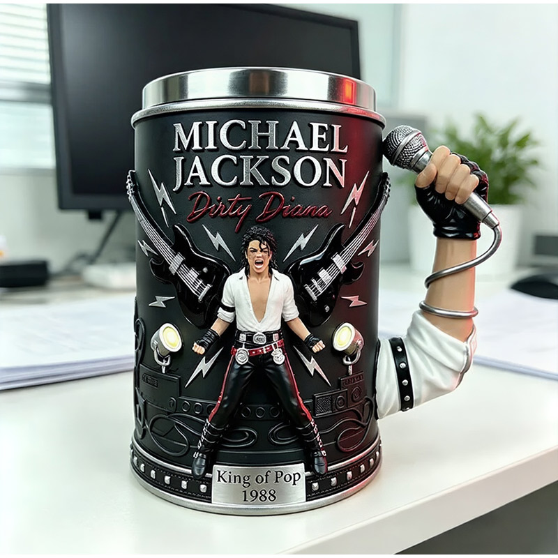 Michael Jackson Pop Kralı 3D R - Coffee Tea Shop incelemesi ve fiyatı