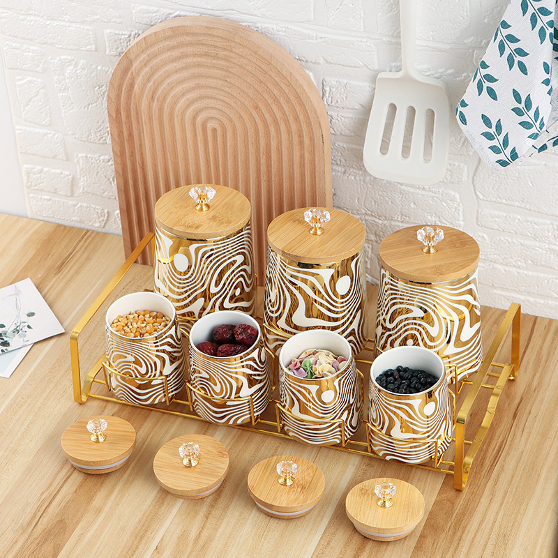7'li Renk Sırlı Seramik Mutfak - Coffee Tea Canister Set incelemesi ve fiyatı