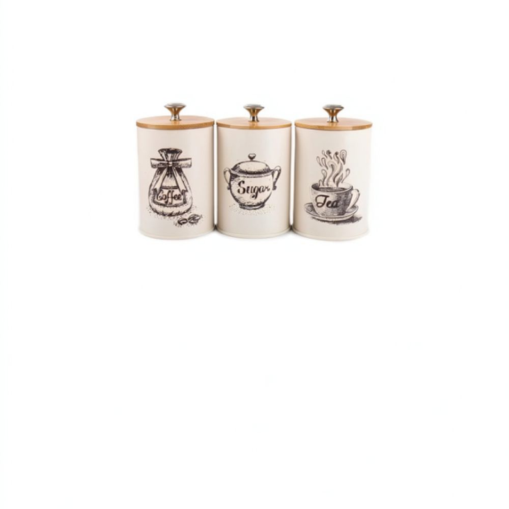 Modern, Minimalist Tasarımlı,  - Coffee Tea Sugar Canisters incelemesi ve fiyatı